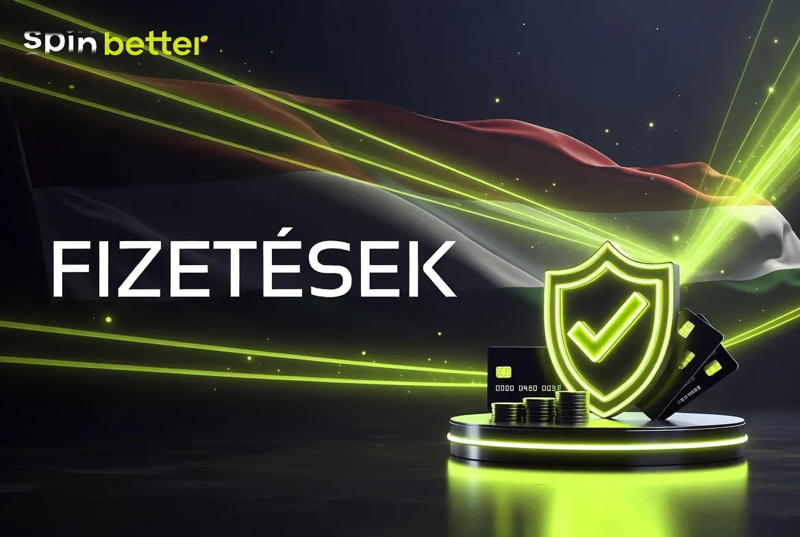 SpinBetter kifizetés pénztárfelülete a kiutalási módok listájával